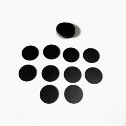 50pcs Black Phenolic Paper Ferrule Tip Pads  