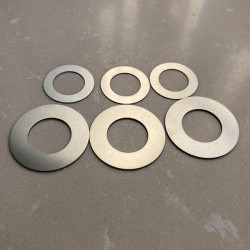10pcs X Nickel Silver Trim Ring - Joint & Butt Size