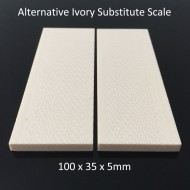 2pcs X Arvorin - 100x35x5mm Ivory Substitute Material