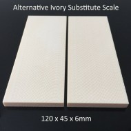 2pcs X Arvorin - 120x45x6mm Ivory Substitute Material