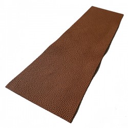 Brown II Litchi Embossed Cowhide Leather