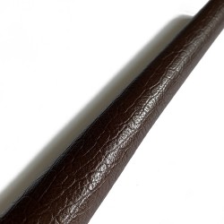 Chocalate Stream Embossed Cowhide Leather Wrap