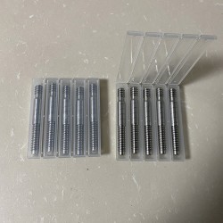 5 Sets (25pcs) Plastic Box for Pool Cue Joint Pin Safety Packing