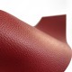 Red Litchi Embossed Cowhide Leather