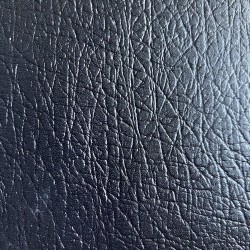 Black Stone Embossed Cowhide Leather