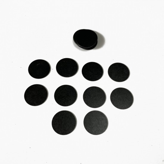 50pcs Black Phenolic Paper Ferrule Tip Pad