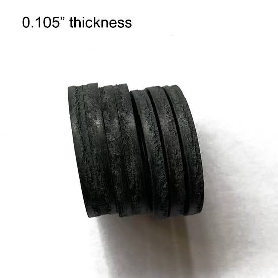 50pcs Black Phenolic Paper Ferrule Tip Pad