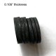 50pcs Black Phenolic Paper Ferrule Tip Pad