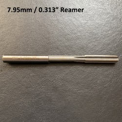 HSS 0.313" reamer (7.95mm)