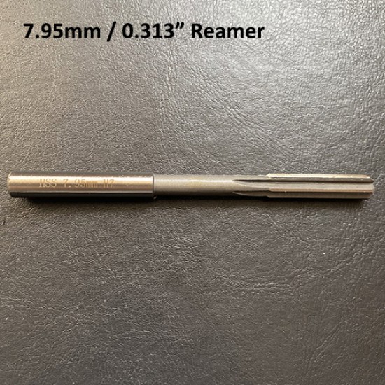 HSS 0.313" reamer (7.95mm) HSS 0.313" reamer (7.95mm)
