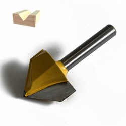 Horizontal 90 Degree Carbide Point FEMALE Cutter (up to 1" width)