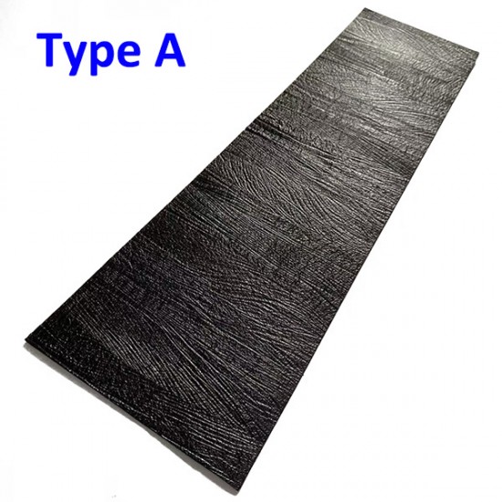 Black Marsh Embossed Cowhide Leather Wrap