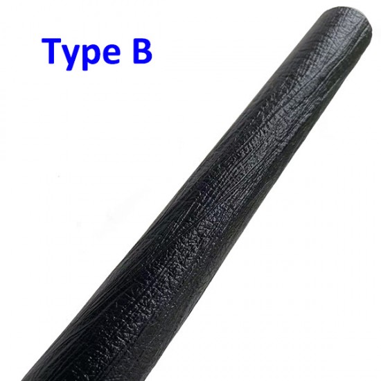 Black Marsh Embossed Cowhide Leather Wrap