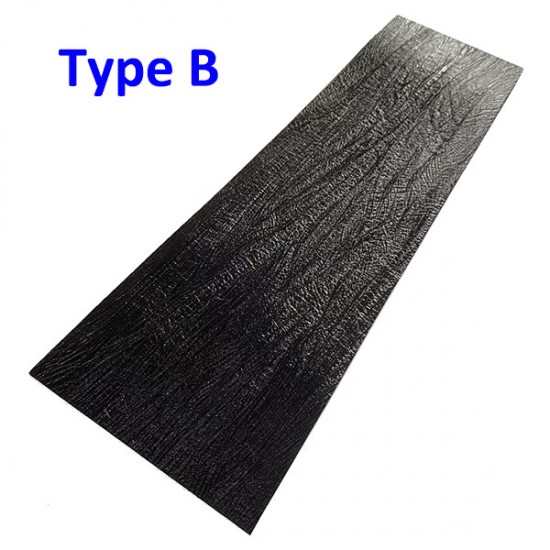 Black Marsh Embossed Cowhide Leather Wrap