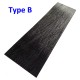 Black Marsh Embossed Cowhide Leather Wrap