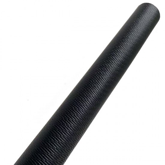 Black Strip Embossed Cowhide Leather 2026
