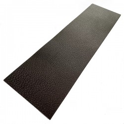Chocolate Pig Skin Type Embossed Cowhide Leather Wrap