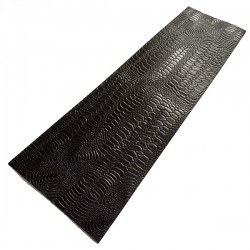 Brown Dragon Leg Embossed Cowhide Leather