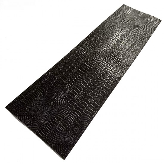 Brown Dragon Leg Embossed Cowhide Leather