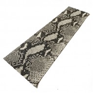 White Python Embossed Cowhide Leather