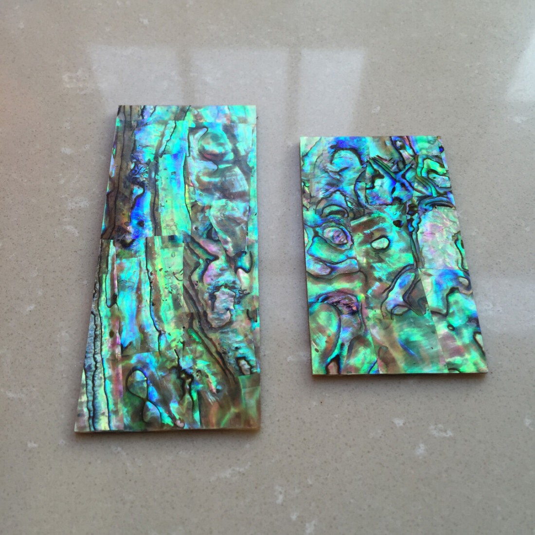 50 Stck. PAUA Abalone Shell Inlay Punkt 5 Mm Gitarre Ukulele