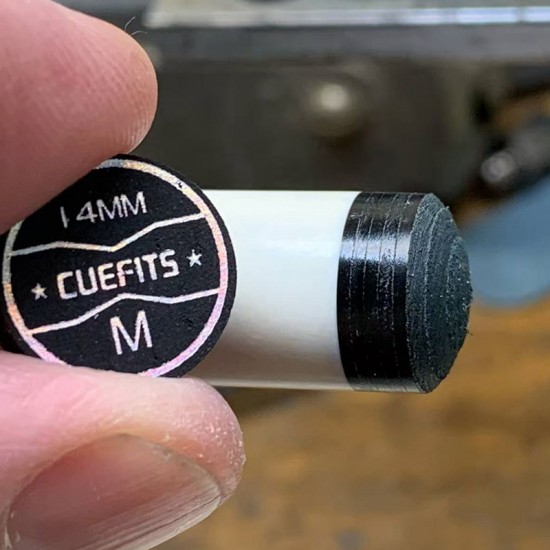 Cuefits Pro Premium Cue Tip (Black) Cuefits Pro Premium Cue Tip (Black)