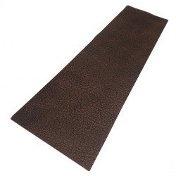 BK/Wine Color Spanish Bull Embossed Cowhide Leather Wrap