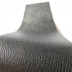 Black Bayberry Embossed Cowhide Leather