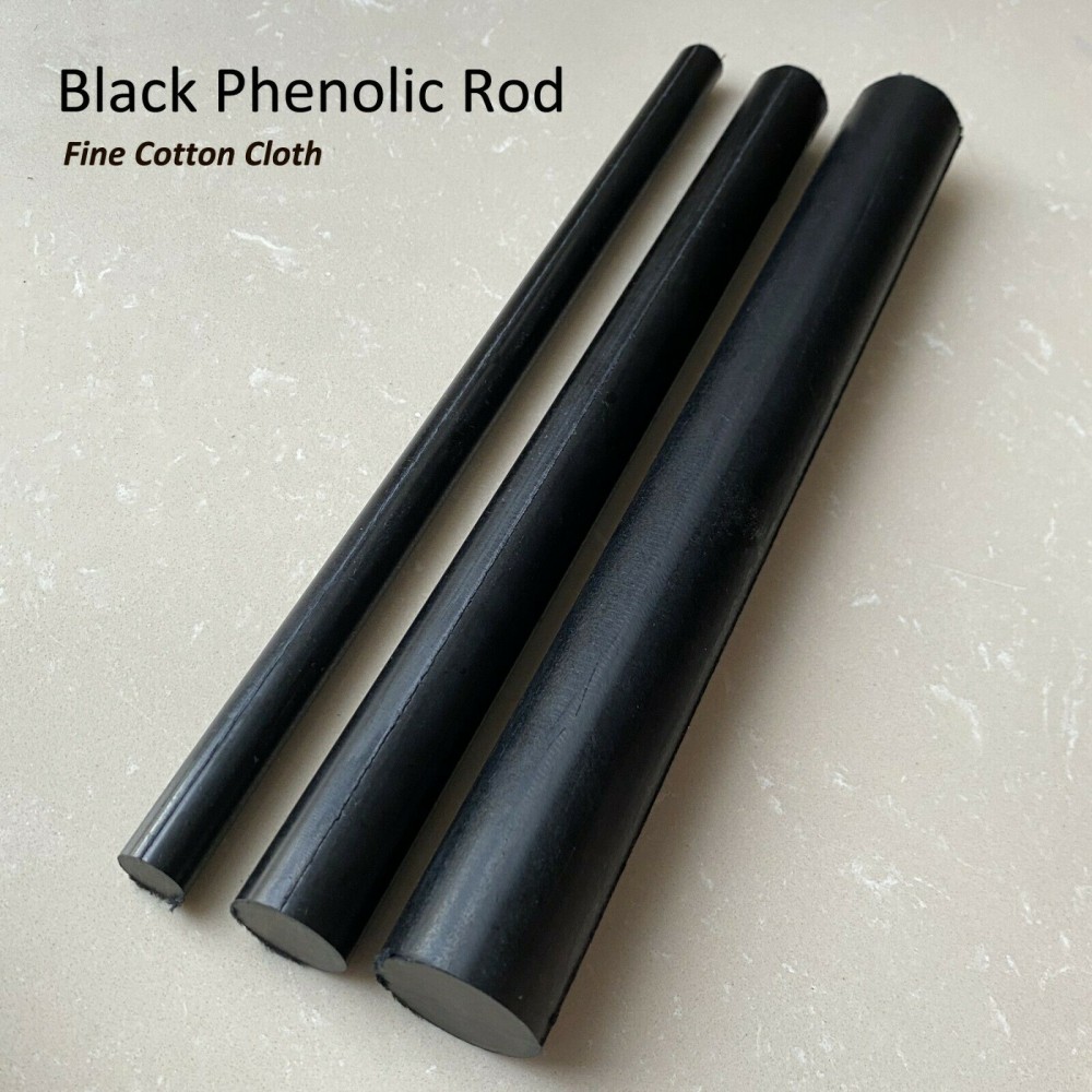 Black Cotton Phenolic Rod - High Density