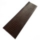 Brown Crocodile Embossed Cowhide Leather