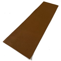 Brown Litchi Embossed Cowhide Leather
