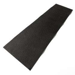 Black Dots Embossed Cowhide Leather