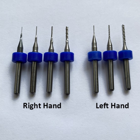 Carbide End Mill - Durable Working on Carbon Fiber, Phenolic etc.