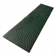 Green Cobblestone Embossed Cowhide Leather