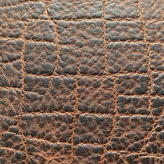 Lava Elephant Ear Embossed Cowhide Leather