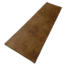 Mixed Brown Litchi Embossed Cowhide Leather