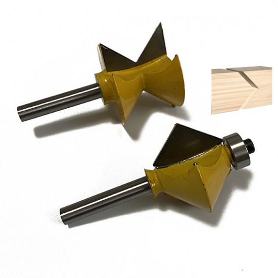 Vertical 90 Degree Carbide Point FEMALE Cutter (up to 1" width)