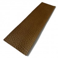 Yellow Cobblestone Embossed Cowhide Leather